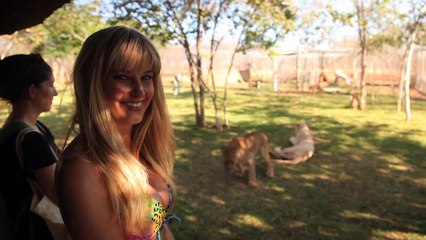 Genevieve Morton in Zambia, SI Swimsuit 2012