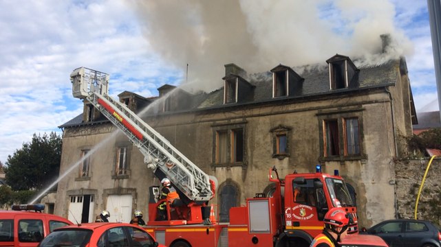 Incendie au Port-Rhu. Le Port-musée de Douarnenez