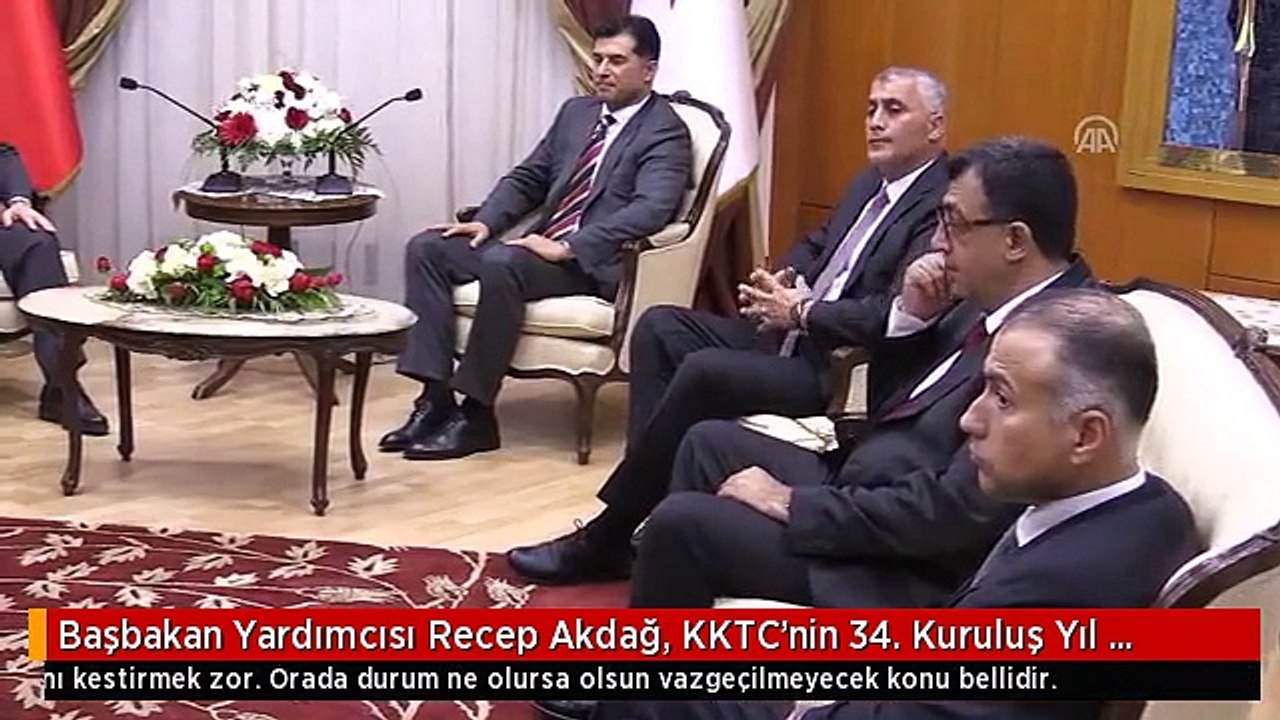 Başbakan Yardımcısı Recep Akdağ, KKTC'nin 34. Kuruluş Yıl Dönümü Dolayısıyla Düzenlenen Resepsiyona...
