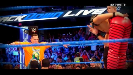 WWE SMACKDOWN 존 시나 나카무라 경기 요약