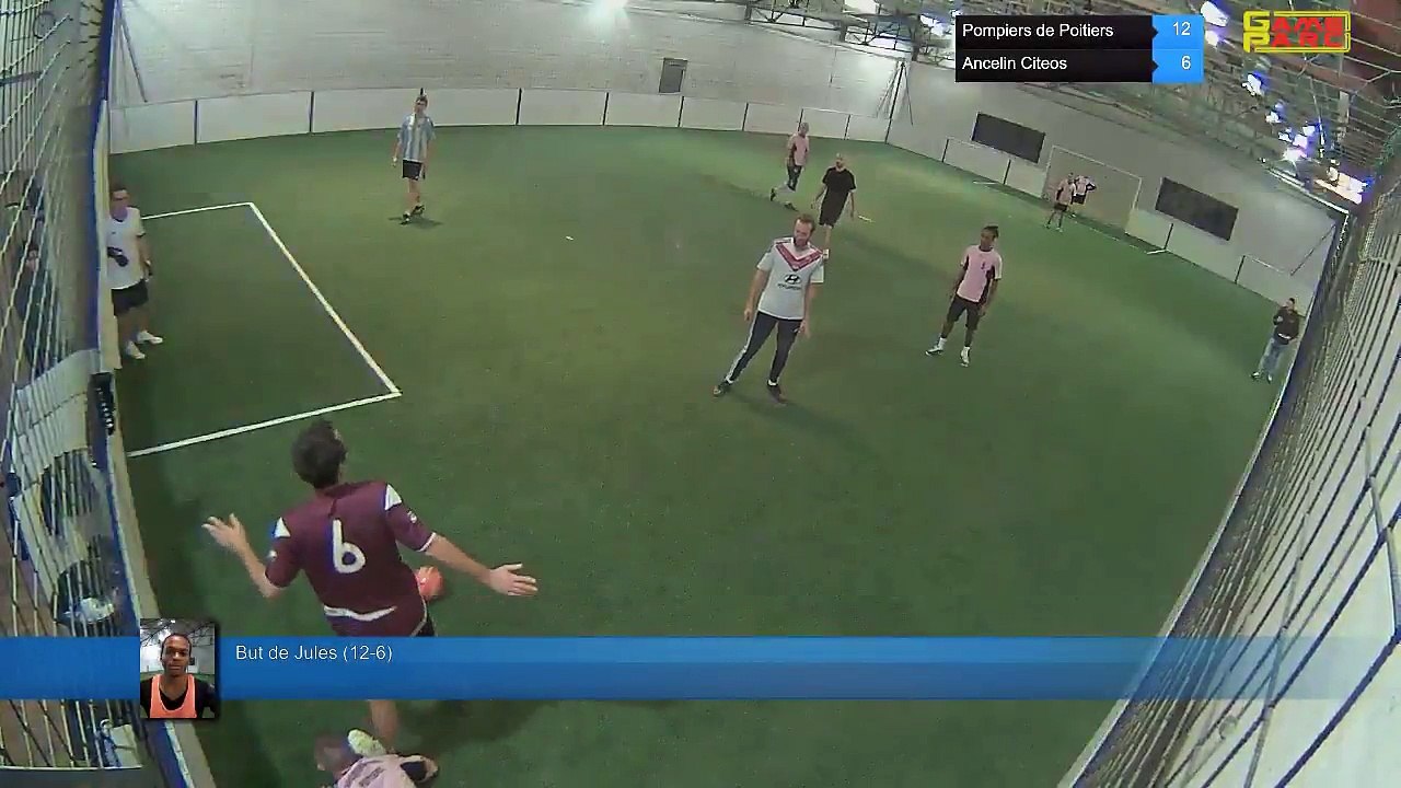But de Jules (12-6) - Pompiers de Poitiers Vs Ancelin Citeos - 14/11/17 19:00 - LIGUE 2
