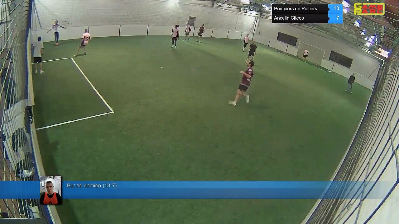 But de damien (13-7) - Pompiers de Poitiers Vs Ancelin Citeos - 14/11/17 19:00 - LIGUE 2