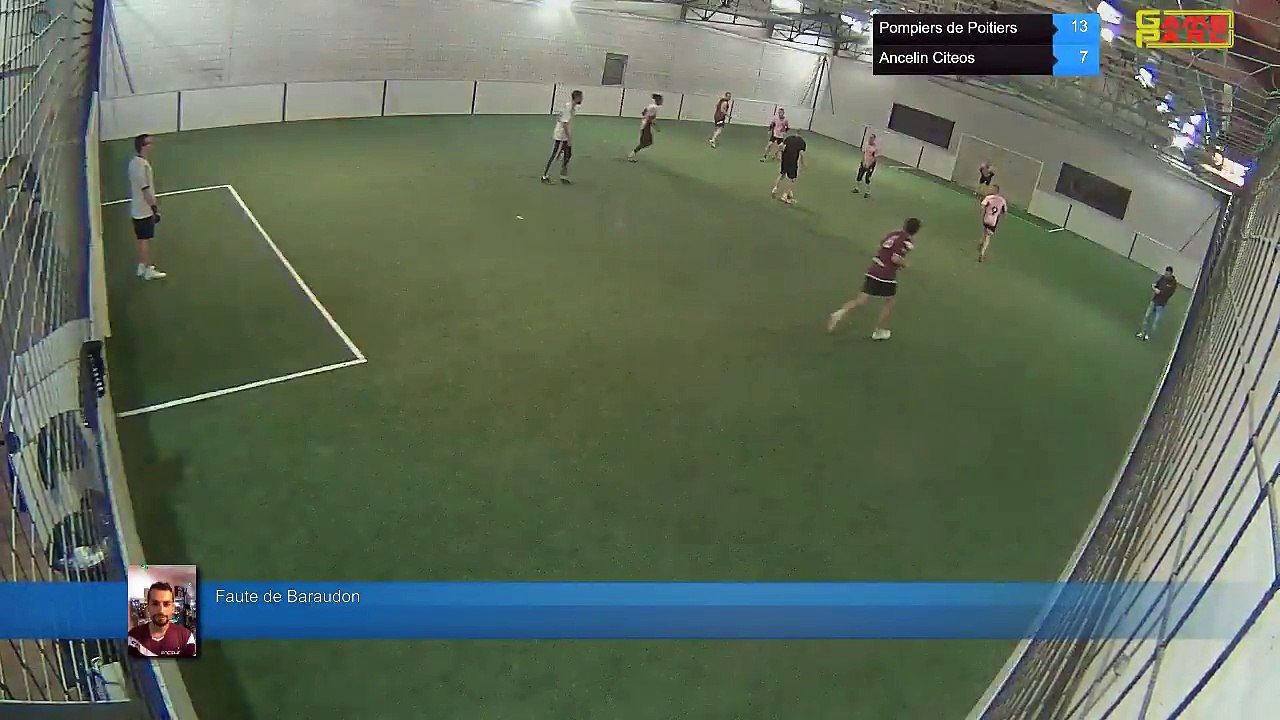 Faute de Baraudon - Pompiers de Poitiers Vs Ancelin Citeos - 14/11/17 19:00 - LIGUE 2