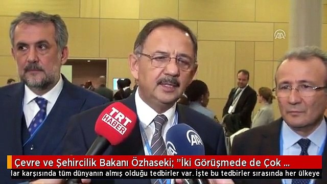 Çevre ve Şehircilik Bakanı Özhaseki: İki Görüşmede de Çok Olumlu Sonuçlar Aldık