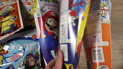 SCHOOL CANDY CONE - Toy Story Minions Ben 10 Super Mario Monster Ink Spider-Man Surprise Eggs Bag