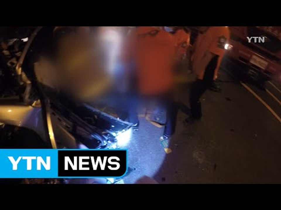 승용차 가드레일 들이받아...운전자 사망 / YTN