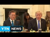 북핵·FTA 등 폭넓게 대화...트럼프 