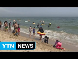 '바다가 부른다'...부산 해수욕장 문 활짝 / YTN