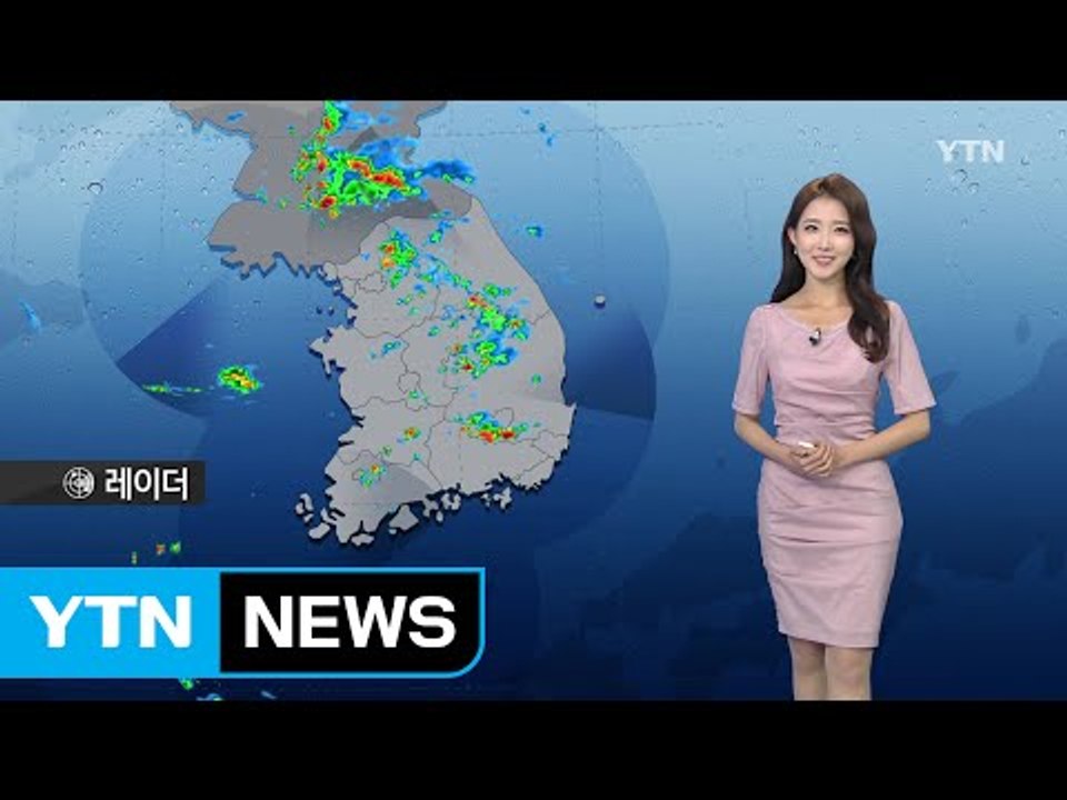 [날씨] 전국 곳곳에 비...한풀 꺾인 폭염 / YTN