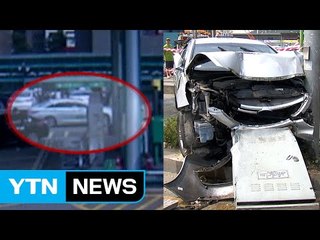 [단독] 충전소에서 또 택시 돌진..."자동세차 후 급발진" / YTN