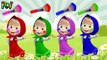 Learn Colors Masha Wrong Makeup Colors Brushes Johny Johny Yes Papa Nursery Rhymes Colors for kids-AqfbJsFzHuo