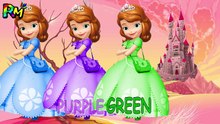 Learn Colors Sofia the first Wrong Makeup Lipstick The Alphabet Song Nursery Rhymes Colors for kids-cm2M8OUek-M