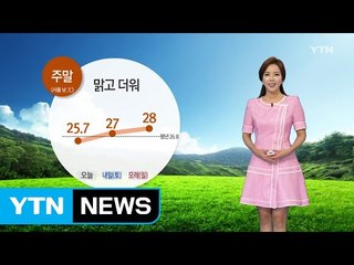 [날씨] 주말 맑고 더워...오존 농도 '주의' / YTN