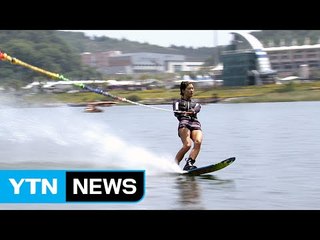 화창한 주말...호수는 이미 한여름 / YTN