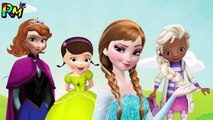Wrong Hairs Disney Frozen Elsa Anna Sofia Doc McStuffins Finger family Nursery Rhymes for kids fun-jnlai60-4q8