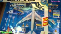 International Toy Airplane Playset airport catena plane Airbus 380 UNBOXING TOYS