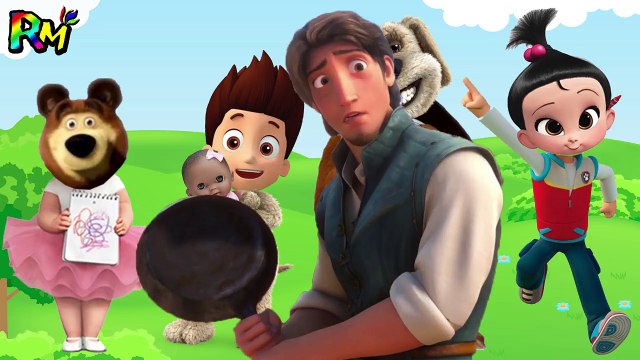 Wrong Heads Baby Doll Talking Ben Bear Paw patrol Ryder Finger family Nursery Rhymes for kids fun-iduH4BLX2uU