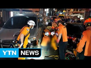 만취 60대 남성 길에서 자다 승합차에 깔려 / YTN