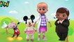 Wrong Heads Disney Doc McStuffins Mickey Mouse Boss Baby Finger family song Nursery Rhymes for kids-M7NkZt7H8gk