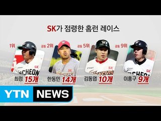 '공포의 홈런 공장' SK, 경이로운 홈런 레이스 / YTN