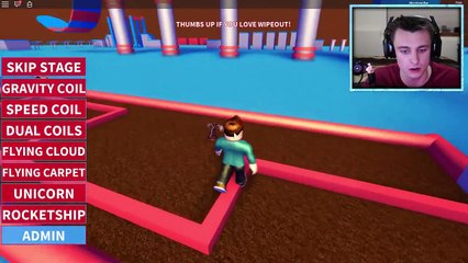 ROBLOX WIPEOUT OBBY w/ Dollastic!