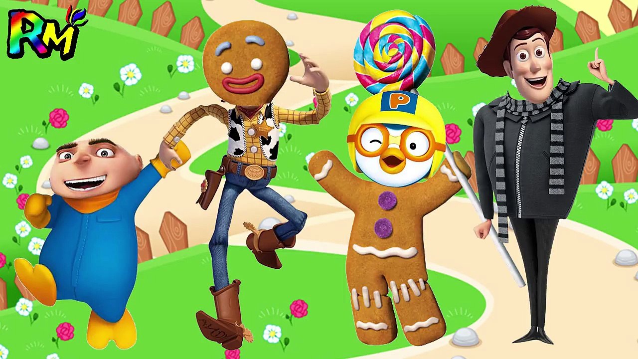 Wrong Heads Toy Story Woody Despicable Me Gru Pororo Cookie Finger