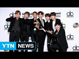 방탄소년단, K팝 그룹 최초 빌보드 수상 / YTN