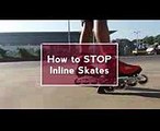 How to STOP Inline Skates  New Skating Brake Tutorial 2017  Skating 71