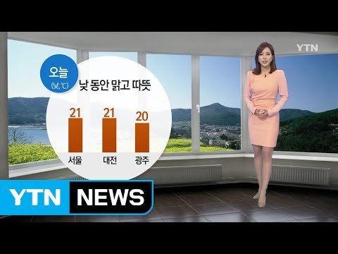 [날씨] 오늘 대체로 맑고 따뜻한 날씨...남부 아침까지 비 / YTN