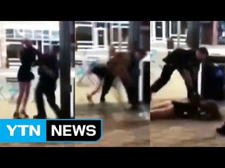 여대생 메다꽂은 美 경찰 동영상 논란 / YTN (Yes! Top News)