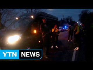 독일 프로축구팀 버스 주변 폭발 선수 1명 부상 / YTN (Yes! Top News)
