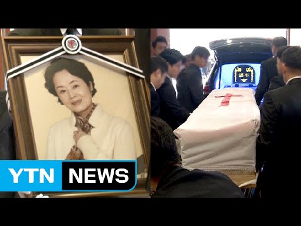 [★영상] 故 김영애, 별이 된 국민배우…눈물 속 발인 엄수 / YTN (Yes! T...