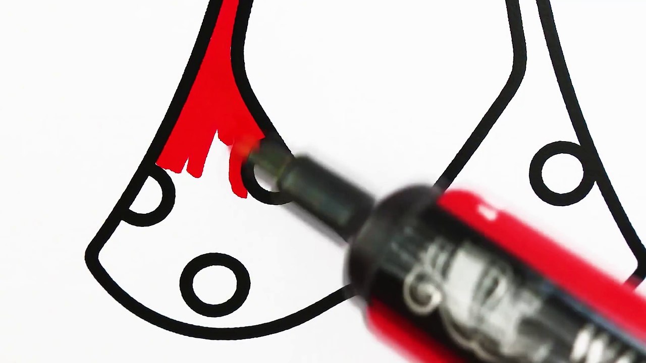 Seri cho bé - Bé vẽ và tô màu cô dâu chú rể