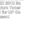 PRINTING PLEASURE 2er Set CF400X 201X Schwarz Premium Toner kompatibel für HP Color