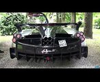 Pagani Huayra BC BRUTAL Accelerations and Blue Flames!!