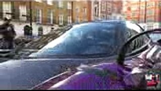 £2.5 Million PURPLE  Pagani Huayra BC in London ( 800bhp Purple BEAST )