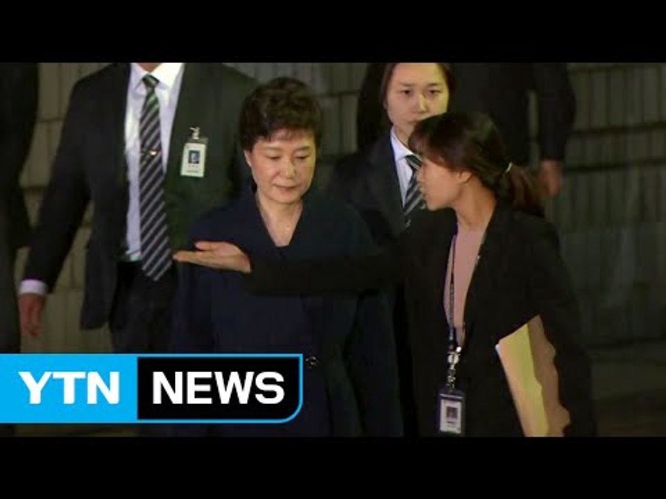 [현장영상] 朴 영장 심사 종료...검찰청으로 이동 / YTN (Yes! Top News)