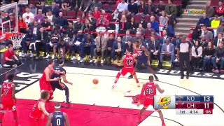 DeMarcus Cousins and Anthony Davis Lead Pelicans to OT Win vs. Bulls _ November 4, 2017-pjDrnsJPJVo
