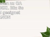 20er Set  kompatible Tintenpatronen zu CANON PGI1500XL  20x Schwarz 38ml  geeignet für