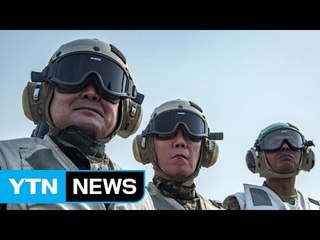 이순진·브룩스, 美 핵 항모 칼빈슨호 방문 / YTN (Yes! Top News)