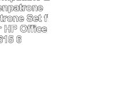 vhbw 2x kompatible Ersatz Tintenpatrone Druckerpatrone Set für Drucker HP Officejet 5615