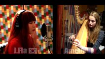 Adele - Million Years Ago ( Harp & Vocal Collab cover )