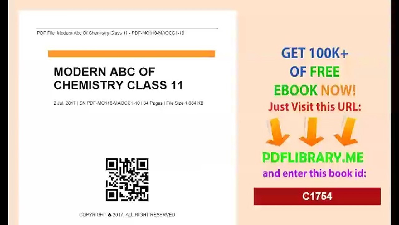 Modern Abc Of Chemistry Class 11