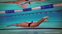 Stretching exercises to improve your underwater dolphin kick. Yoga type positions for swimmers