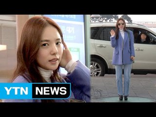 [★영상] 민효린, 아침에도 빛난 명품 미모…'뉴욕 잘 다녀올게요' / YTN (Yes! Top News)
