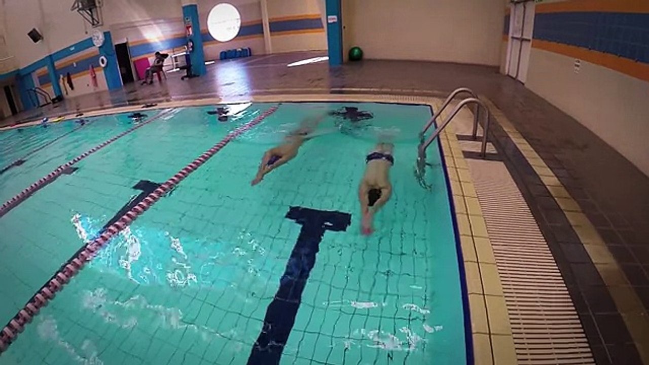 Swim faster, push off the wall better.