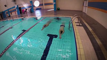 Swim faster, push off the wall better.