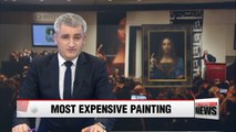 Leonardo da Vinci painting sold for record $450 mil.