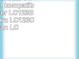 Start  4 XL Ersatz Chip Patronen kompatibel zu Brother LC123BK XL Schwarz LC123C XL