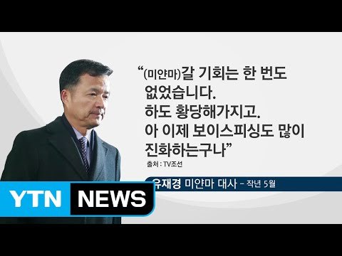 미얀마 대사 임명 당시에도 '의혹', 본인도 '황당' / YTN (Yes! Top News)